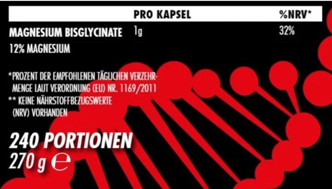Big Zone - Magnesium Bisglycinat 240 Kapseln