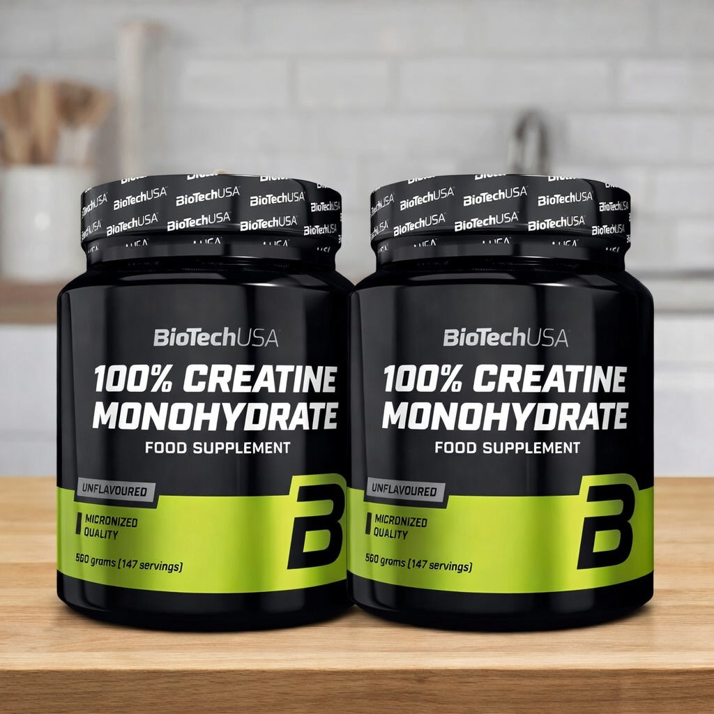 Creatine Monohydrate 1000g (2x 500g) – BioTechUSA Sparpaket Pulver