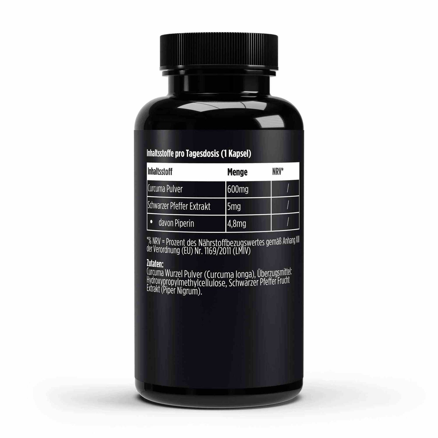 Kurkuma + Piperin - 60 Kapseln