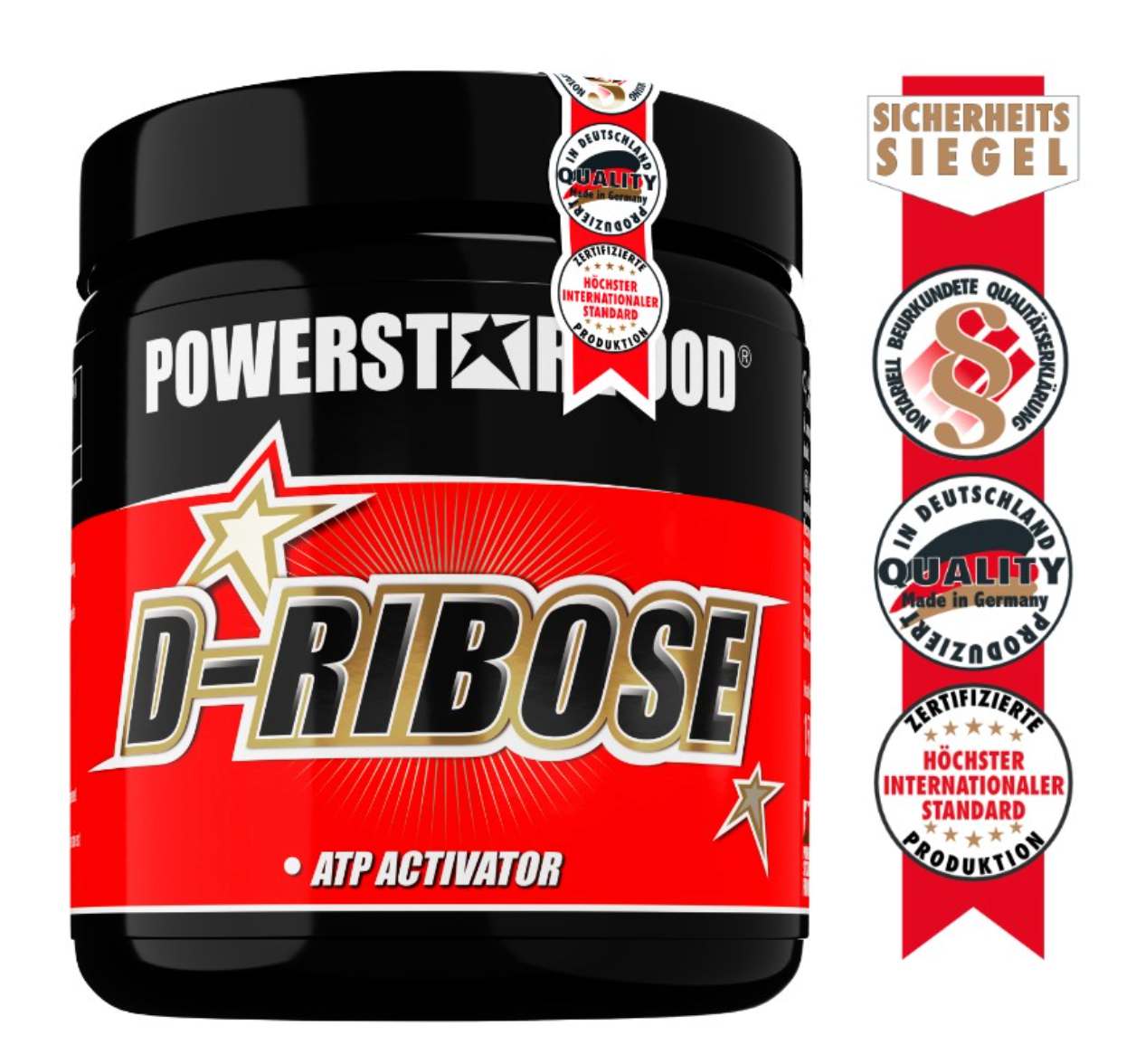 Powerstar Food - D-RIBOSE PUR - 150 g Pulver