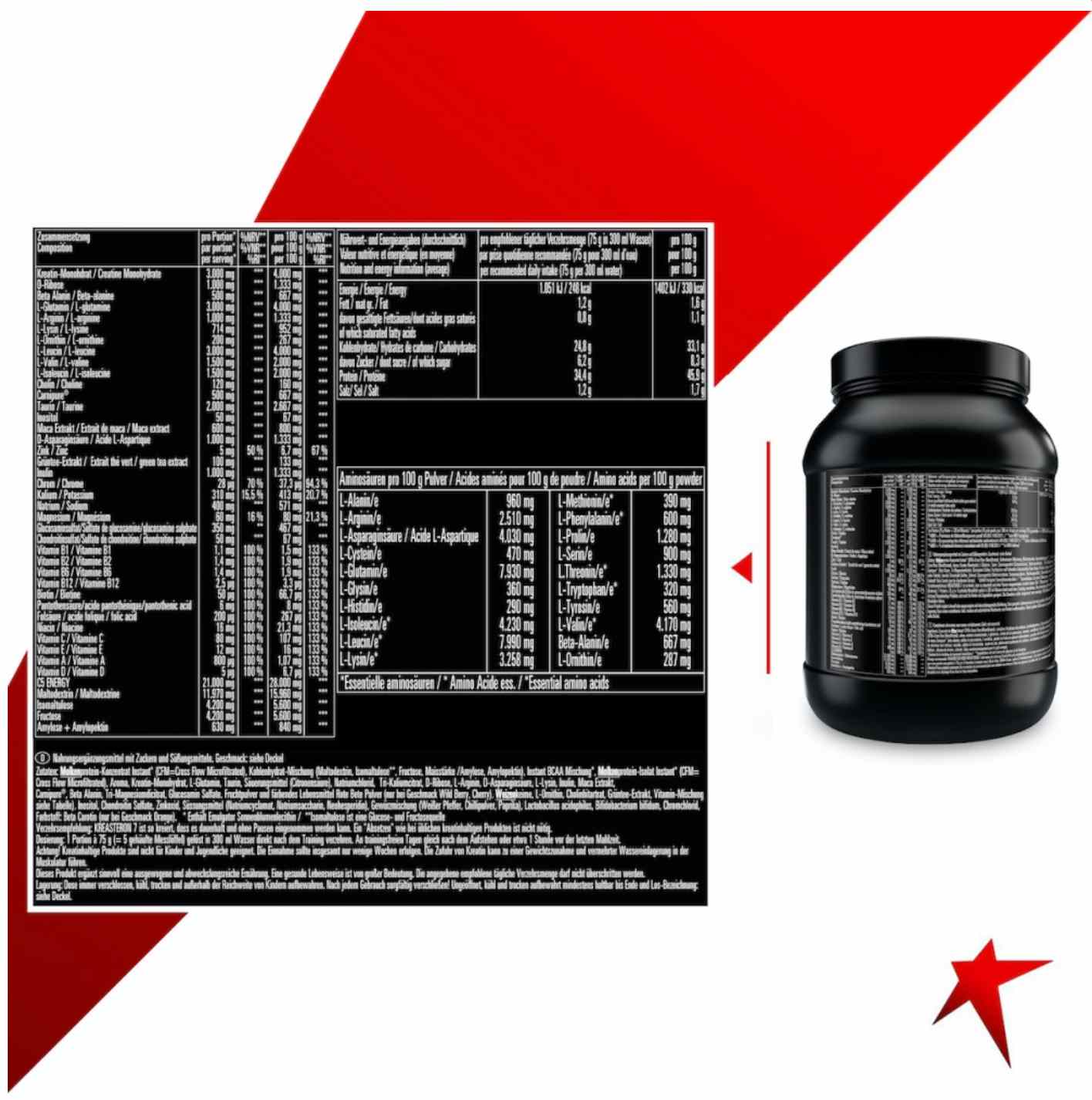 KREASTERON 7 - Powerstar Food - 1725 g