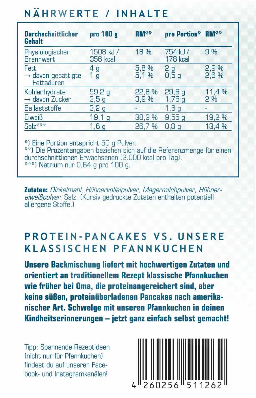 SRS Nutrition - Pfannkuchen