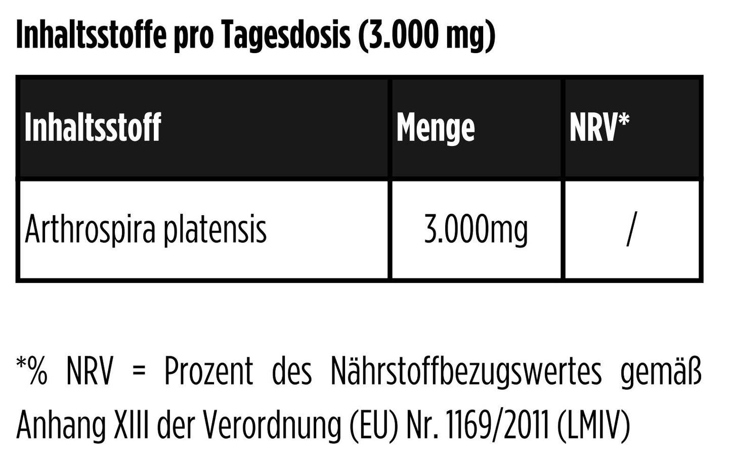 Spirulina - 1.000 Tabletten