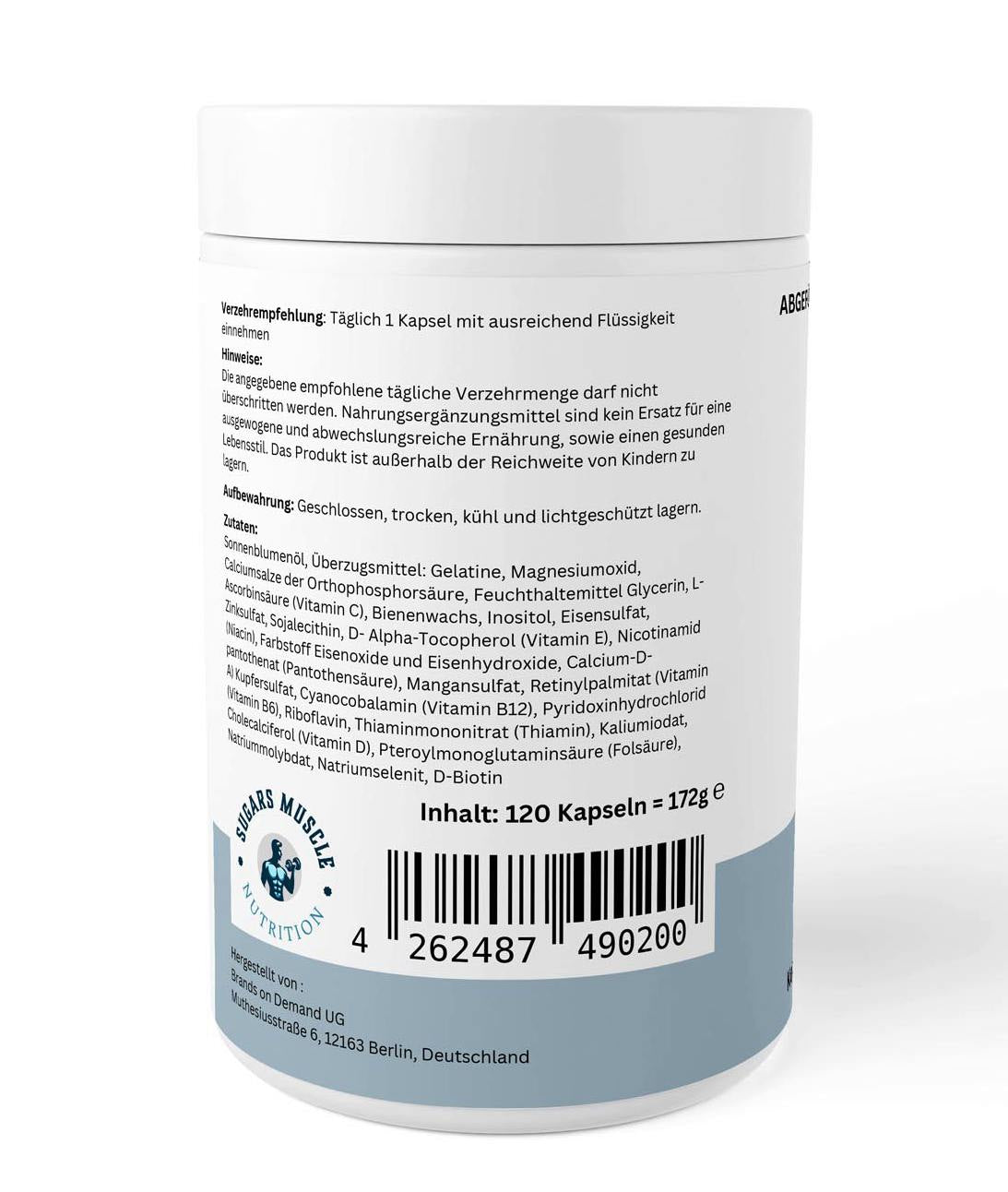 Multi Vitamin & Mineral Komplex - Sugars Muscle Nutrition