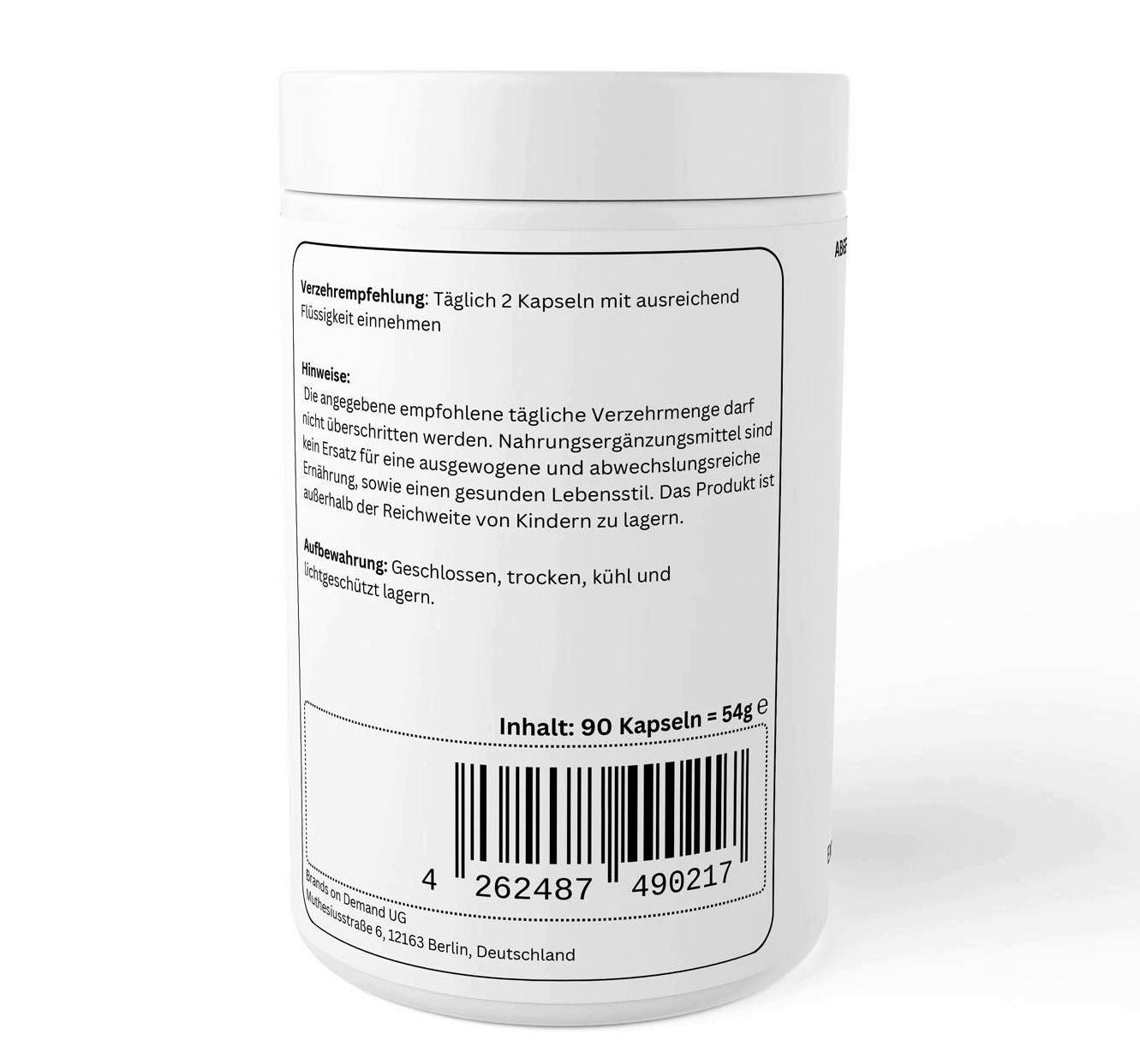 Magnesium Komplex - Sugars Muscle Nutrition - 90 Kapseln
