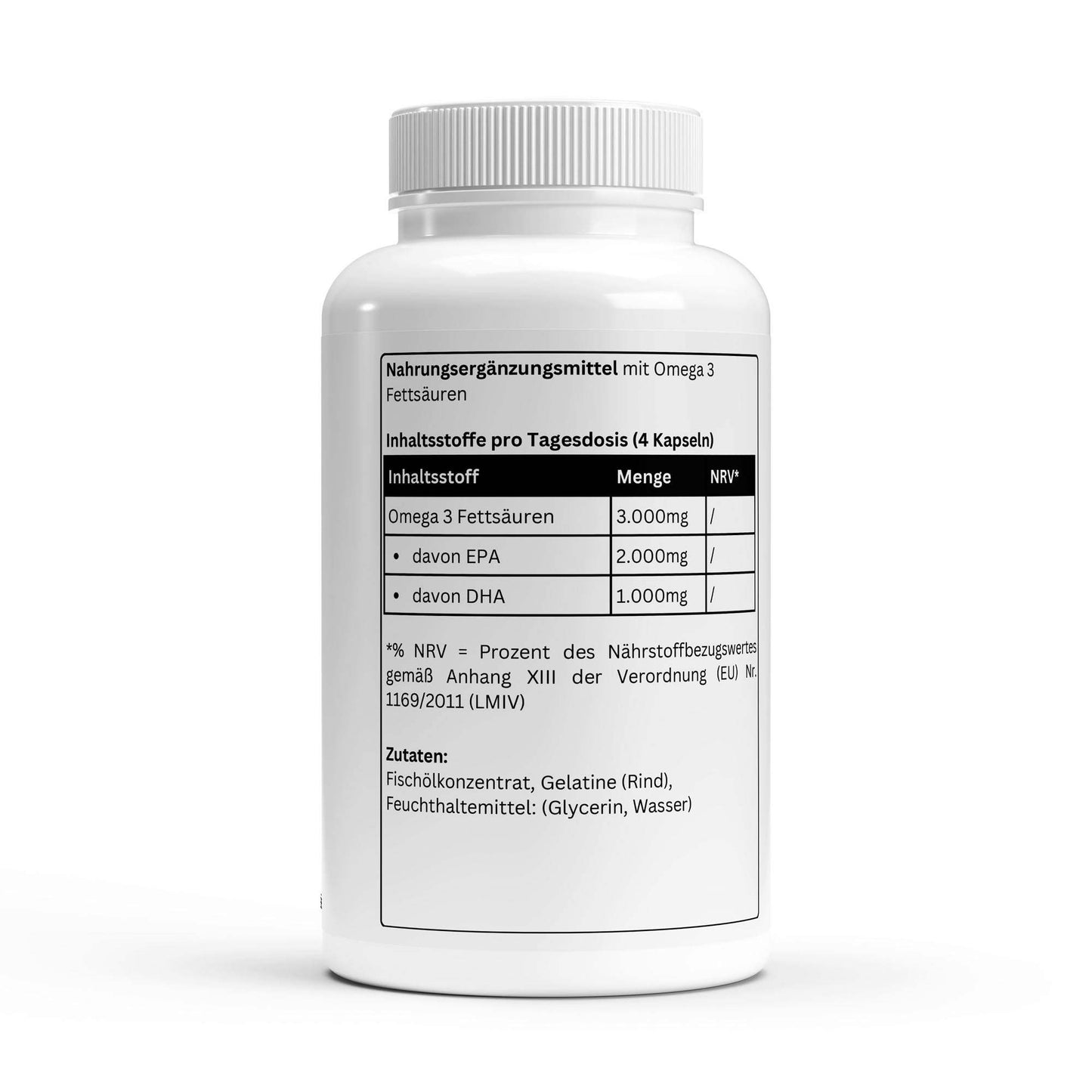 Omega 3 - Sugars Muscle Nutrition - 120 Kapseln