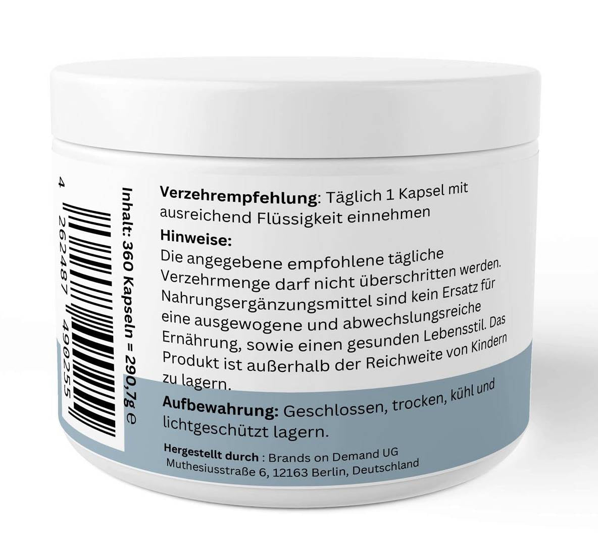 Vitamin C ( gepuffert) -Sugars Muscle Nutrition - 360 Kapseln