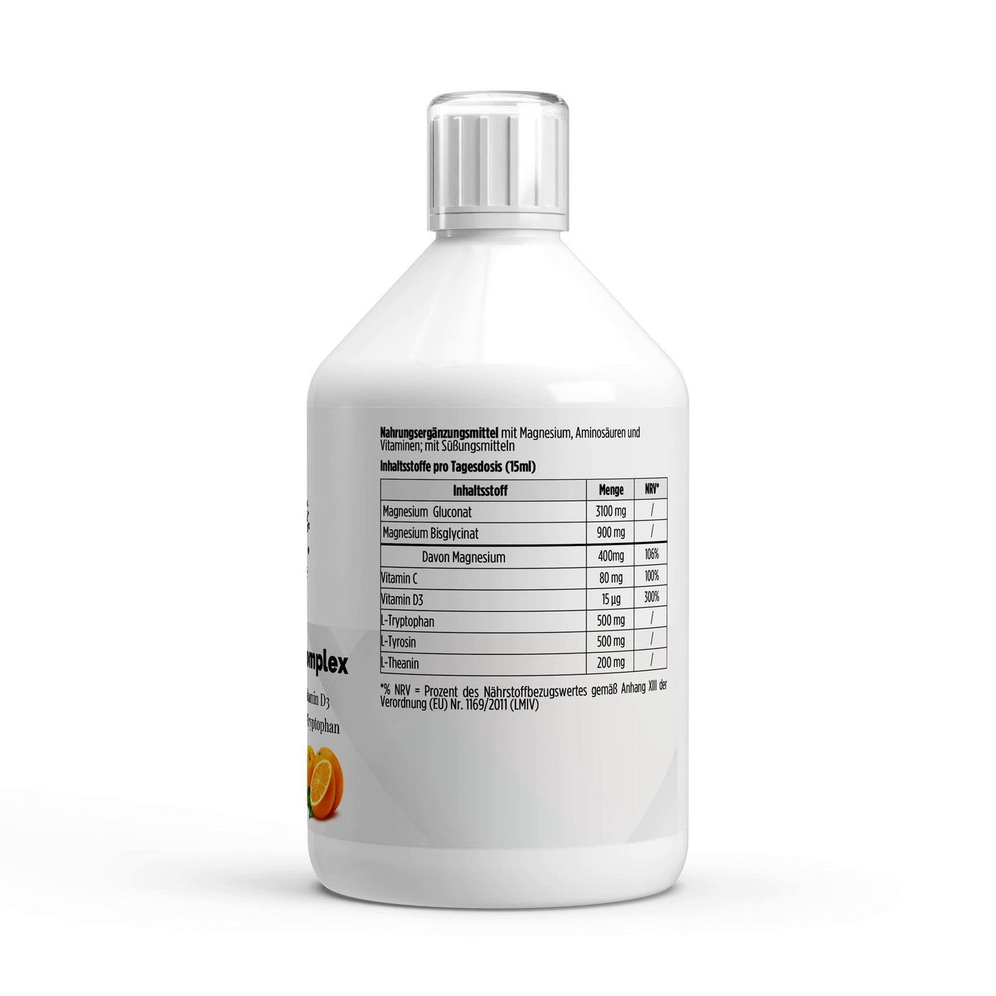 Magnesium Komplex Shots Plus+ 500ml – Nahrungsergänzung mit Magnesium