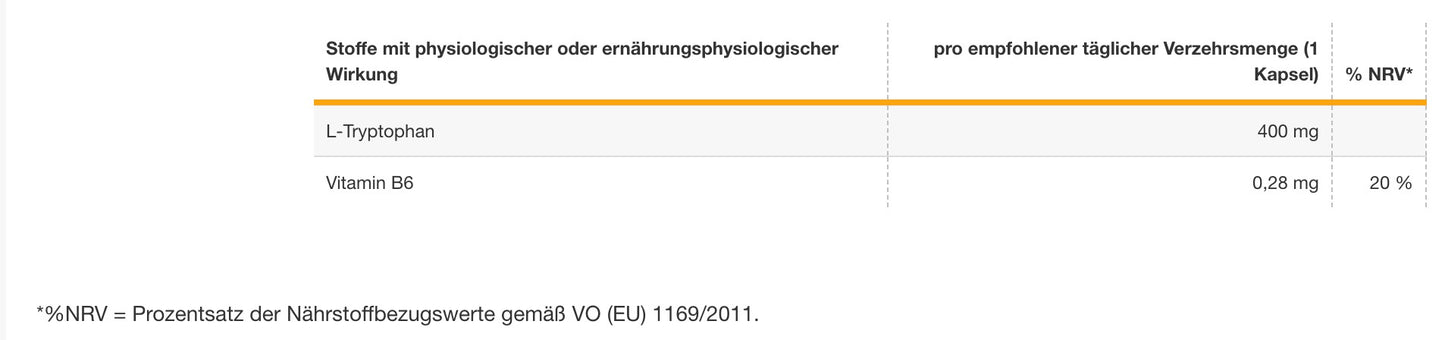 TRYPTOPHAN - L-Tryptophan hochdosiert - 100 Kapseln vegan