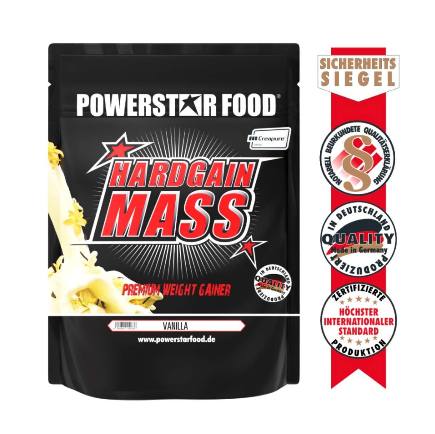 Powerstar Food - HARDGAIN MASS 2.0 - Weight Gainer Shake