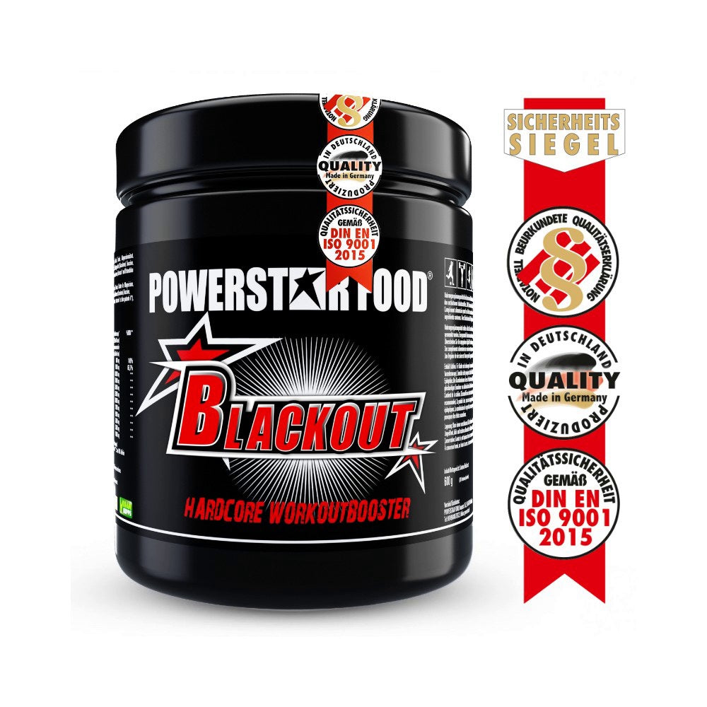 BLACKOUT - Hardcore Pre Workout Booster - 600 g