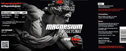 Big Zone - Magnesium Bisglycinat 240 Kapseln