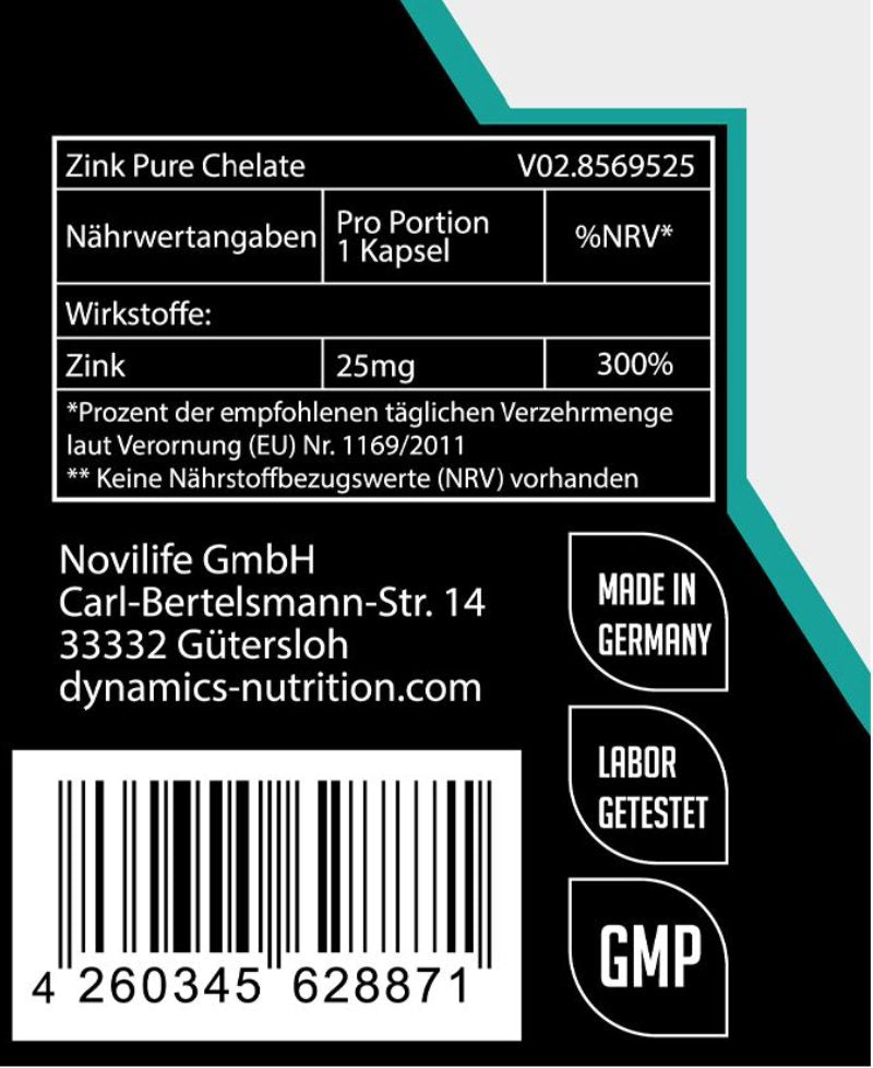 Dynamics - Zink - 100 Kapseln