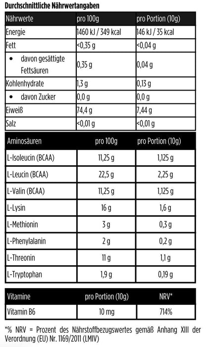 EAA (Essentielle Aminosäuren) Kirsche - 500g Doypack