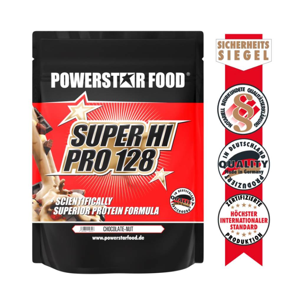 SUPER HI PRO 128 - Mehrkomponenten Protein - Powerstar Food