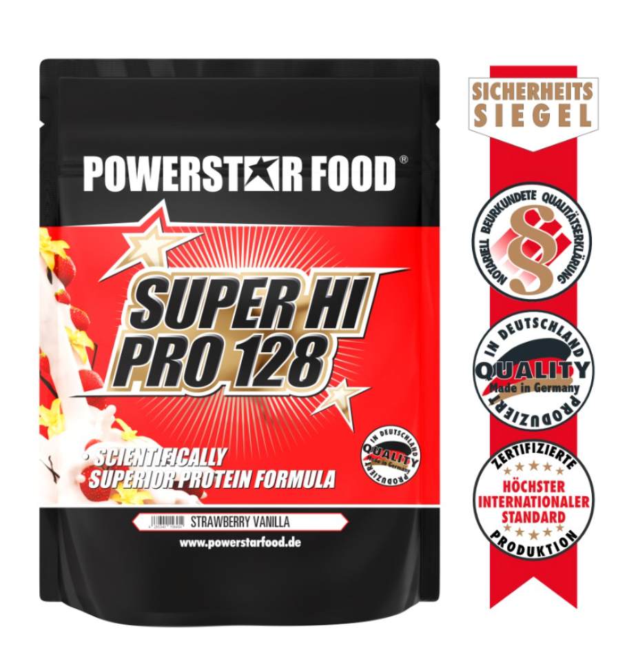 SUPER HI PRO 128 - Mehrkomponenten Protein - Powerstar Food