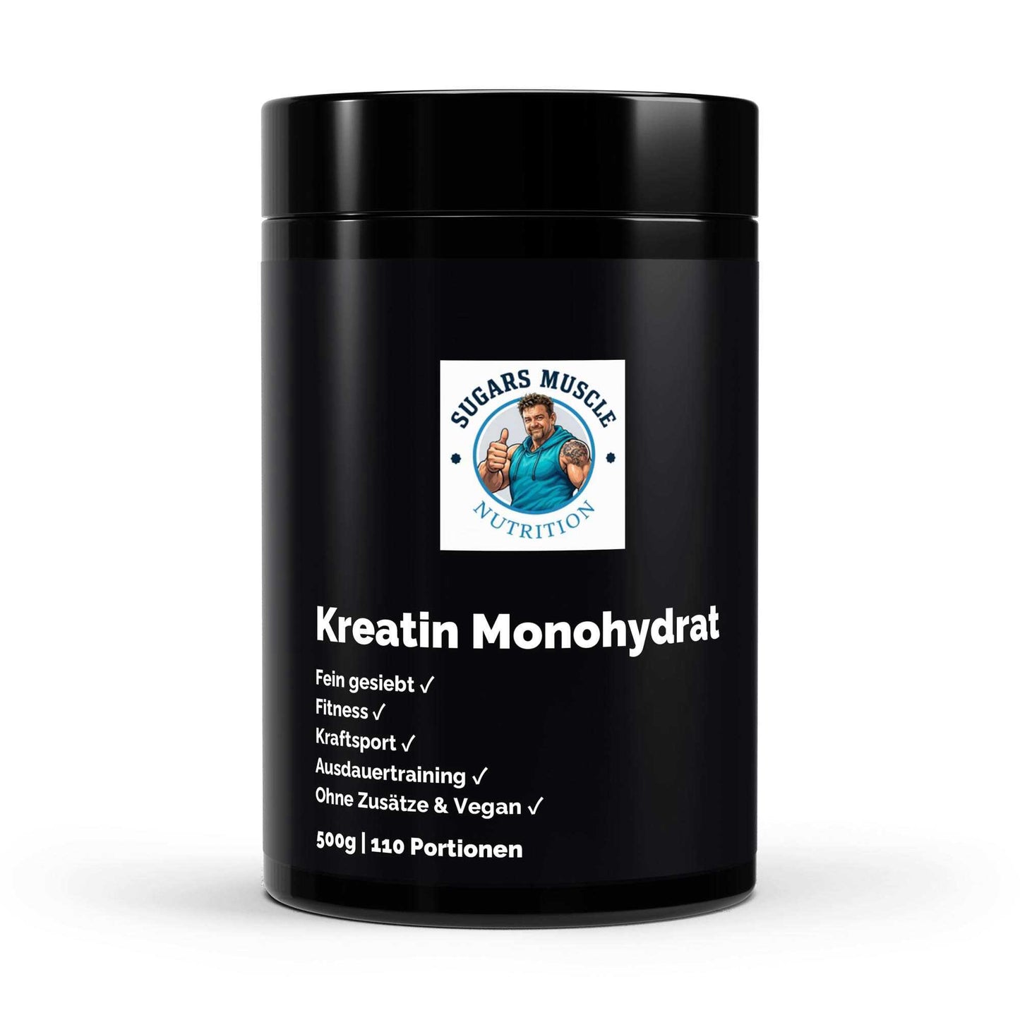 Kreatin Monohydrat – Geschmacksneutrales Pulver – 500 g