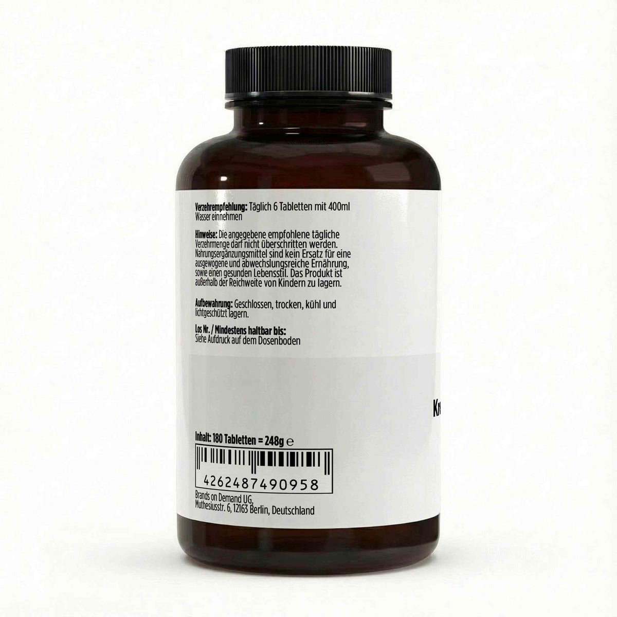 Kreatin Monohydrat - 180 Tabletten