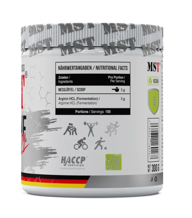 MST - Arginine HCL 300g