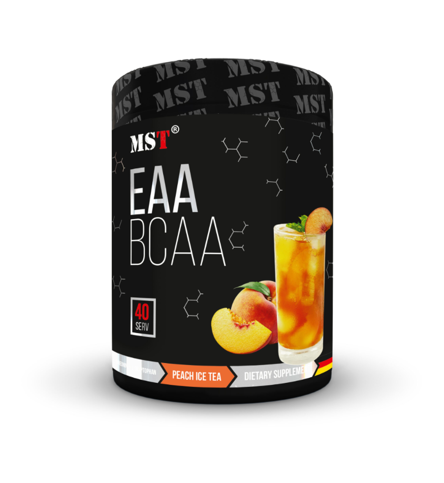 MST BCAA & EAA Zero Aminosäuren Pulver in Peach Ice Tea Geschmack, Nahrungsergänzung von FI Fitness Inspiration GmbH