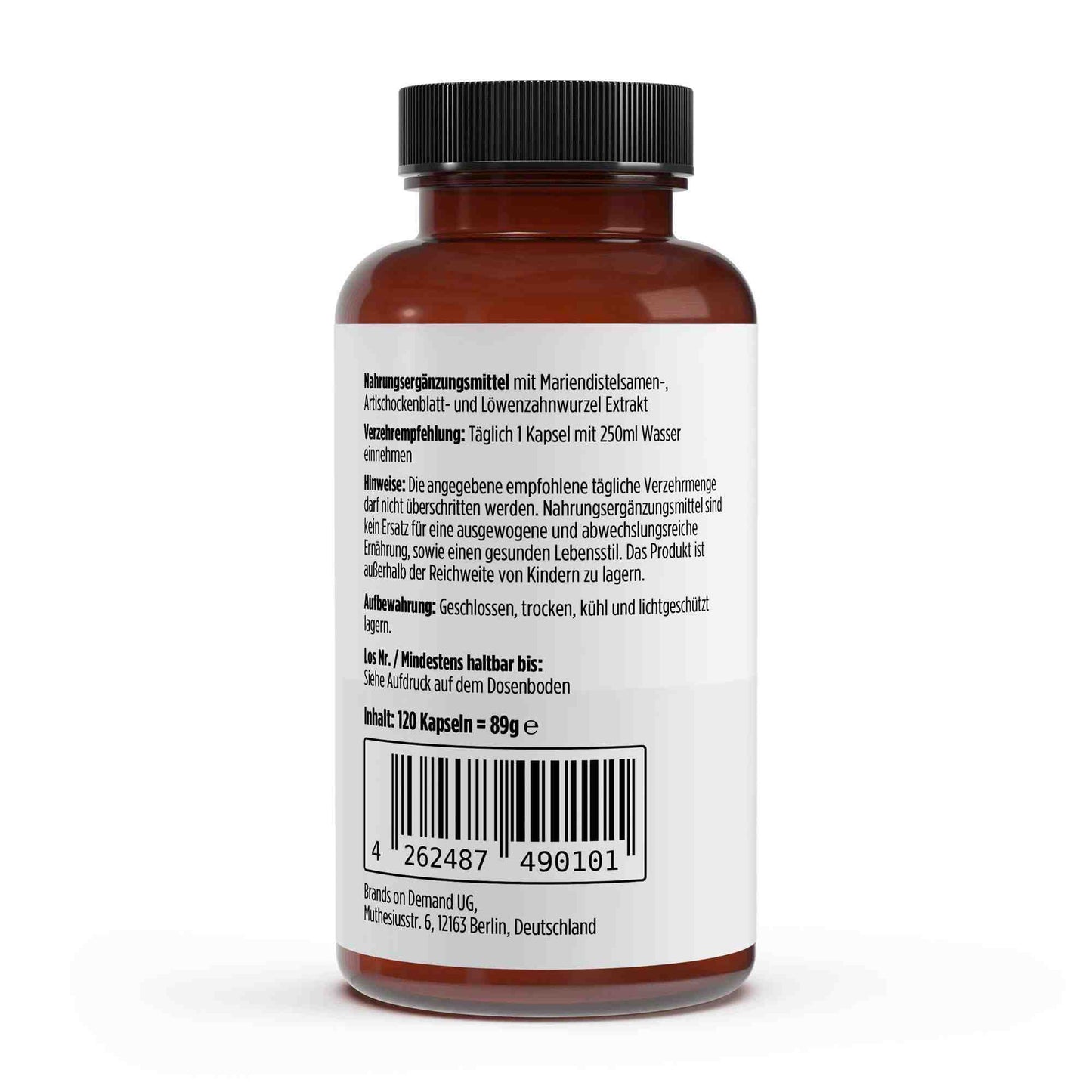 Mariendistel Artischocke Löwenzahn Komplex - Sugars Muscle - 120 Kapseln