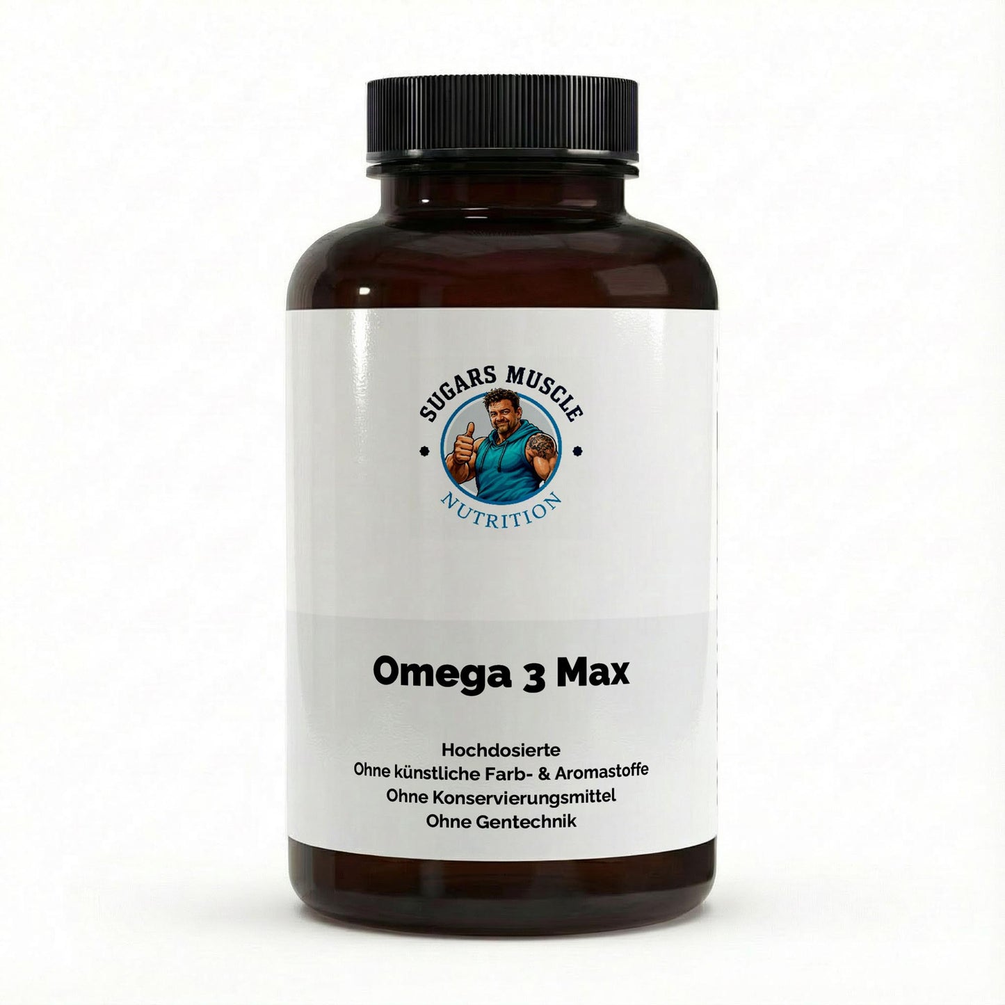 Omega 3 MAX – Fischöl Kapseln mit EPA, DHA & Vitamin E -120 Softgels