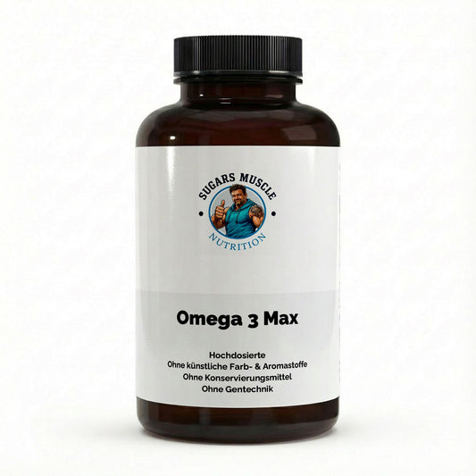 Omega 3 MAX – Fischöl Kapseln mit EPA, DHA & Vitamin E -120 Softgels