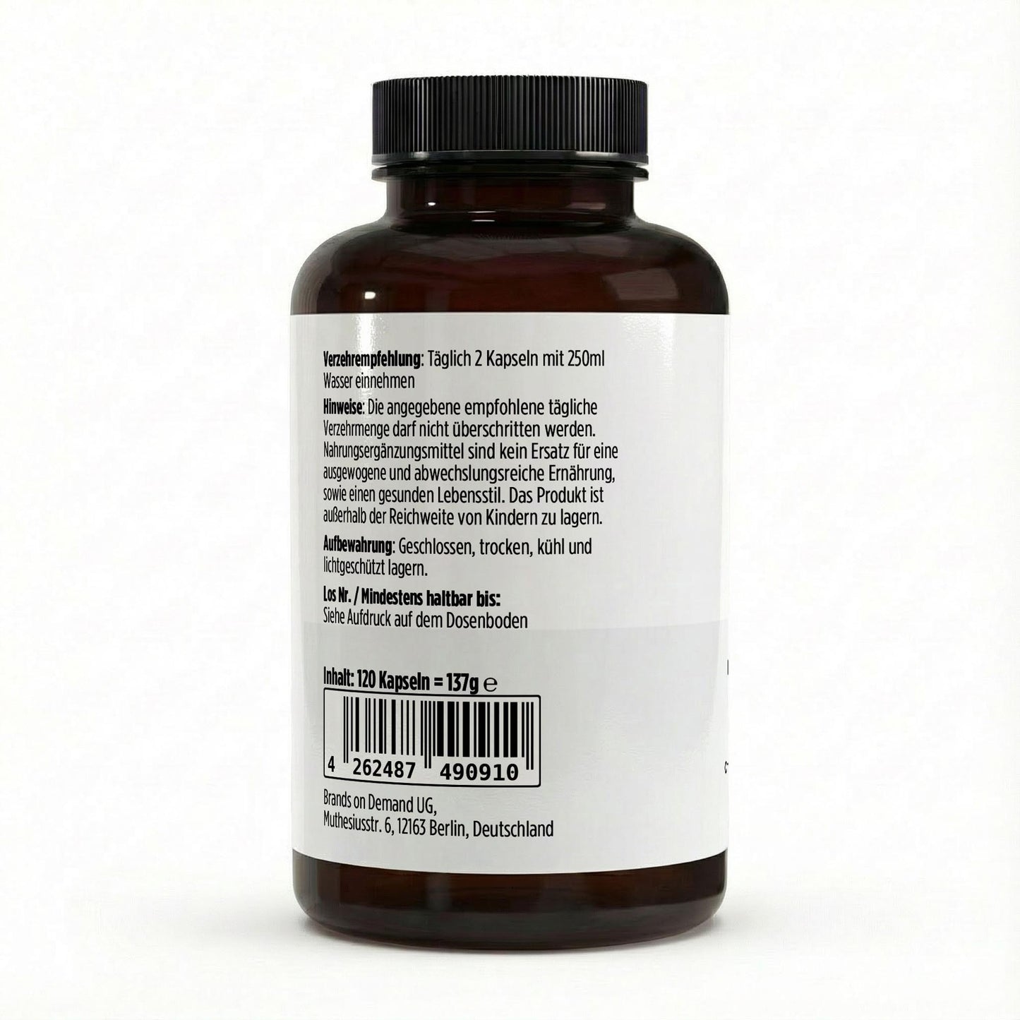 Omega 3 MAX – Fischöl Kapseln mit EPA, DHA & Vitamin E -120 Softgels