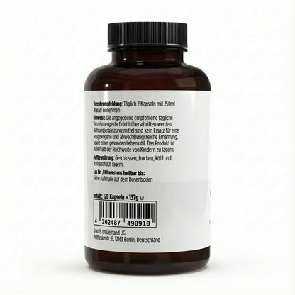 Omega 3 MAX – Fischöl Kapseln mit EPA, DHA & Vitamin E -120 Softgels