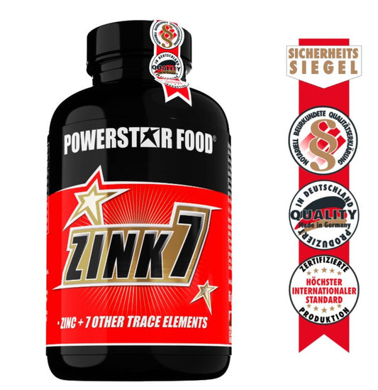 Powerstar Food - Zink 7 - 120 Kapseln