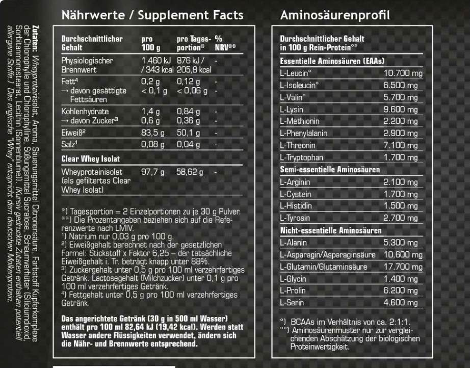 Aqua Clear Whey - SRS Nutrition