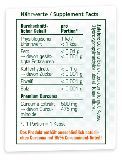 Curcuma 95 - SRS Nutrition - 60 Kapseln