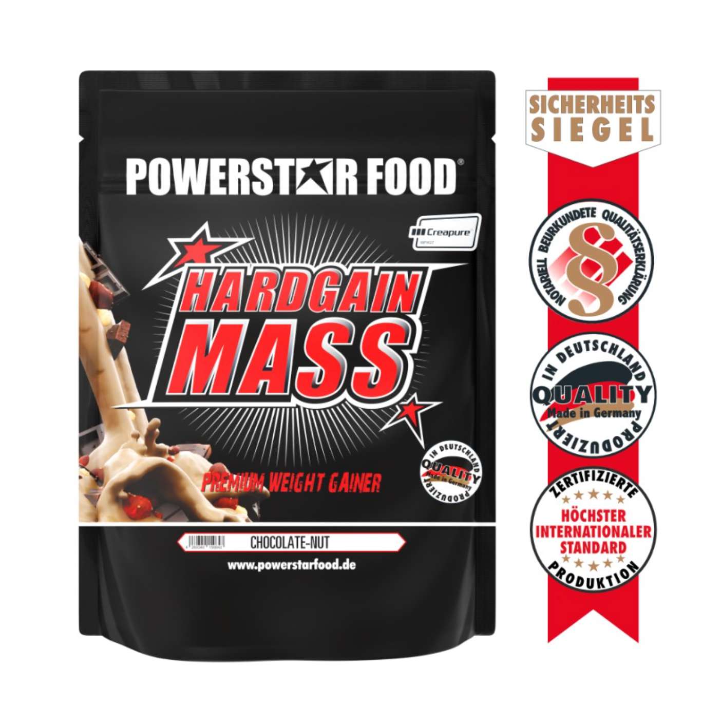Powerstar Food - HARDGAIN MASS 2.0 - Weight Gainer Shake