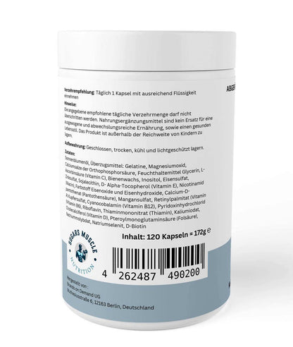 Multi Vitamin & Mineral Komplex - Sugars Muscle Nutrition