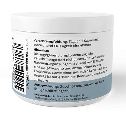 Vitamin C ( gepuffert) -Sugars Muscle Nutrition - 360 Kapseln