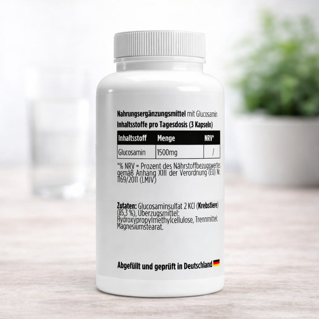 Glucosamin 500 mg  90 Kapseln -Sugars Muscle