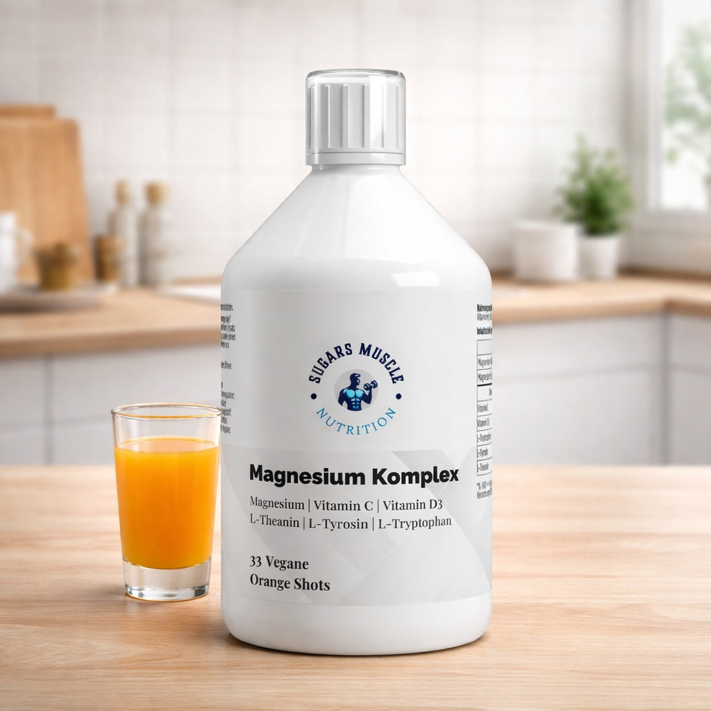 Magnesium Komplex Shots Plus+ 500ml – Nahrungsergänzung mit Magnesium