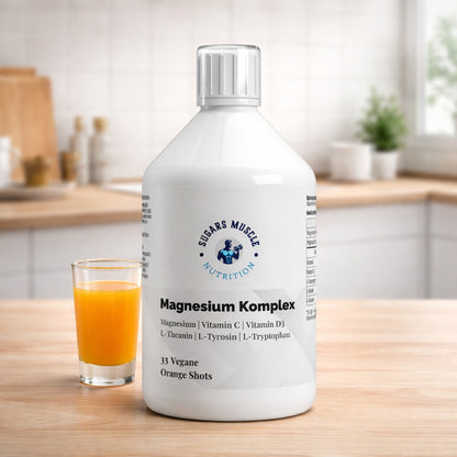 Magnesium Komplex Shots Plus+ 500ml – Nahrungsergänzung mit Magnesium