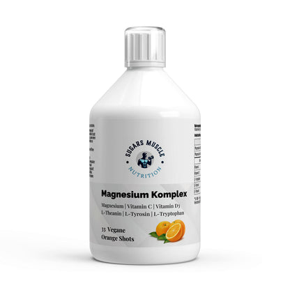 Magnesium Komplex Shots Plus+ 500ml – Nahrungsergänzung mit Magnesium