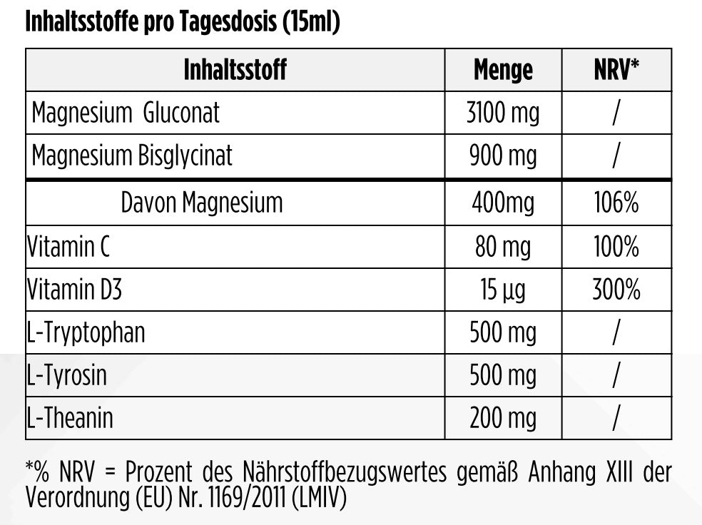 Magnesium Komplex Shots Plus+ 500ml – Nahrungsergänzung mit Magnesium