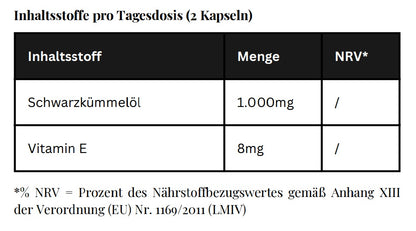 Ägyptisches Schwarzkümmelöl - 240 vegane Softgels
